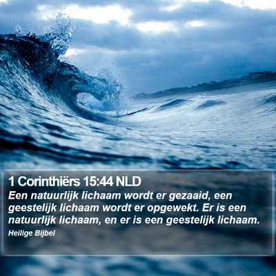 1 Corinthiërs 15:44 NLD Bible Verse Image