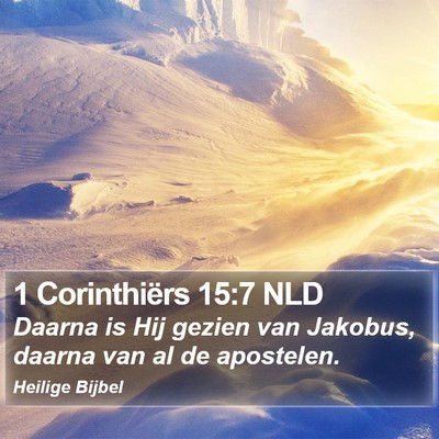 1 Corinthiërs 15:7 NLD Bible Verse Image