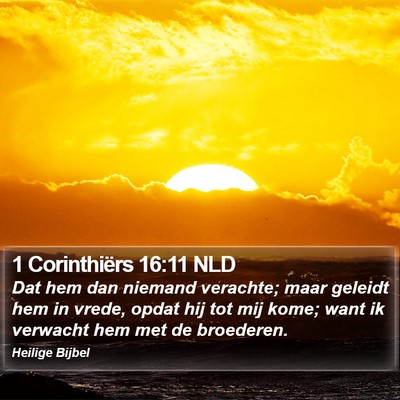 1 Corinthiërs 16:11 NLD Bible Verse Image