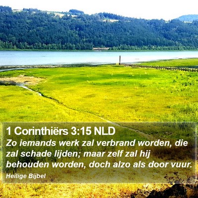 1 Corinthiërs 3:15 NLD Bible Verse Image