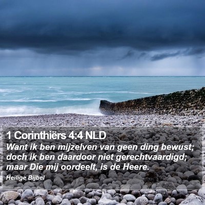 1 Corinthiërs 4:4 NLD Bible Verse Image