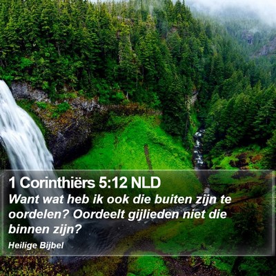 1 Corinthiërs 5:12 NLD Bible Verse Image