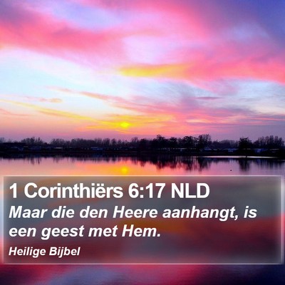 1 Corinthiërs 6:17 NLD Bible Verse Image