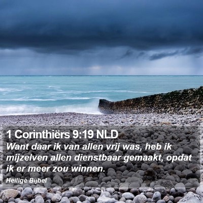 1 Corinthiërs 9:19 NLD Bible Verse Image