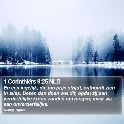 1 Corinthiërs 9:25 NLD Bible Verse Image