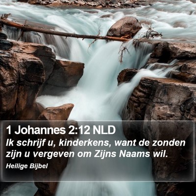 1 Johannes 2:12 NLD Bible Verse Image
