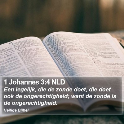 1 Johannes 3:4 NLD Bible Verse Image