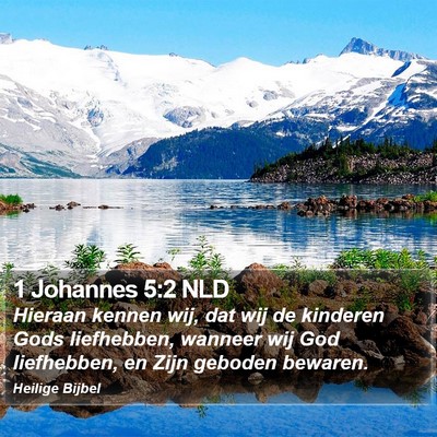 1 Johannes 5:2 NLD Bible Verse Image