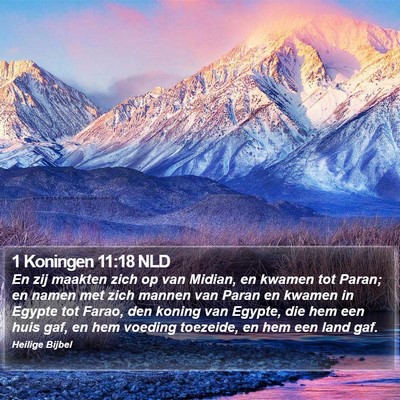 1 Koningen 11:18 NLD Bible Verse Image