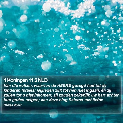 1 Koningen 11:2 NLD Bible Verse Image