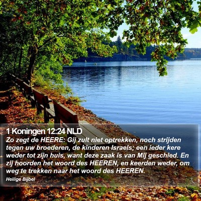 1 Koningen 12:24 NLD Bible Verse Image