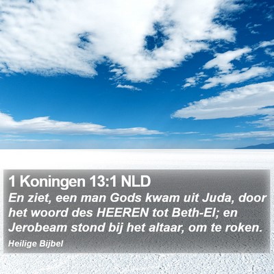1 Koningen 13:1 NLD Bible Verse Image
