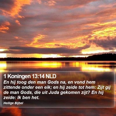 1 Koningen 13:14 NLD Bible Verse Image