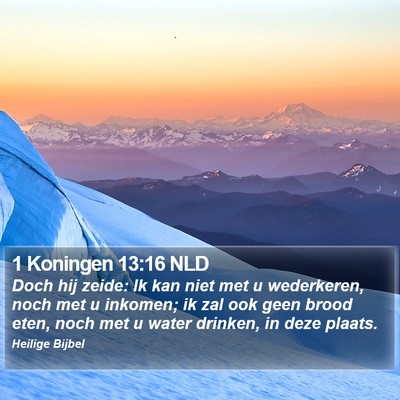 1 Koningen 13:16 NLD Bible Verse Image