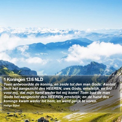 1 Koningen 13:6 NLD Bible Verse Image