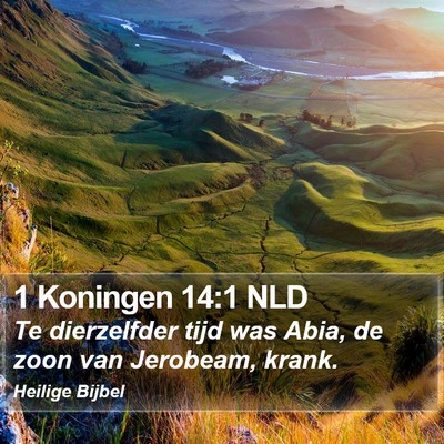1 Koningen 14:1 NLD Bible Verse Image