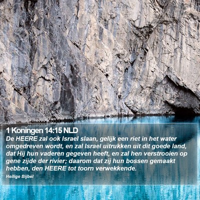 1 Koningen 14:15 NLD Bible Verse Image