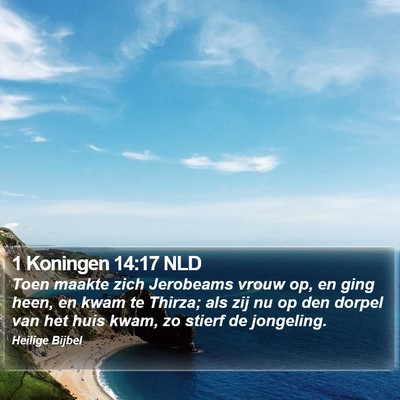 1 Koningen 14:17 NLD Bible Verse Image
