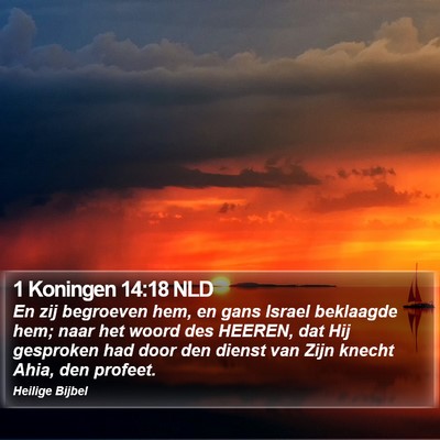 1 Koningen 14:18 NLD Bible Verse Image