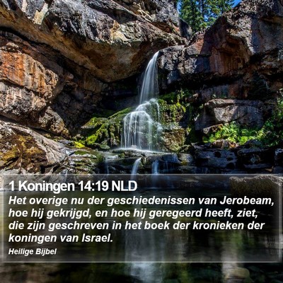 1 Koningen 14:19 NLD Bible Verse Image