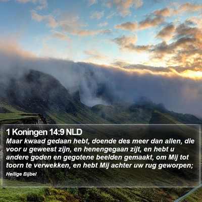 1 Koningen 14:9 NLD Bible Verse Image