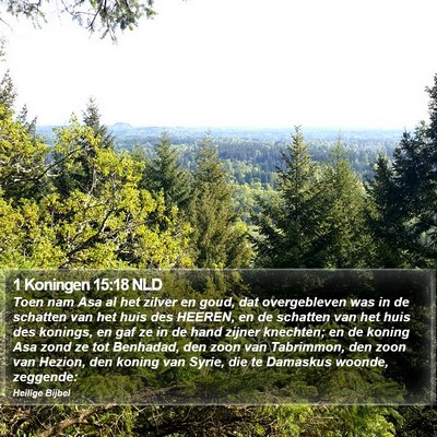 1 Koningen 15:18 NLD Bible Verse Image