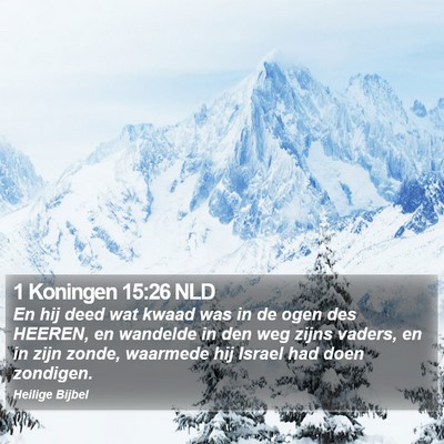 1 Koningen 15:26 NLD Bible Verse Image