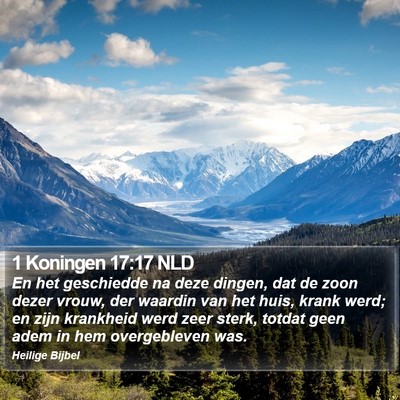 1 Koningen 17:17 NLD Bible Verse Image
