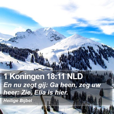 1 Koningen 18:11 NLD Bible Verse Image