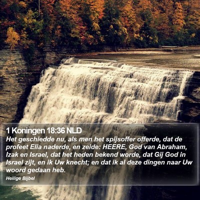 1 Koningen 18:36 NLD Bible Verse Image