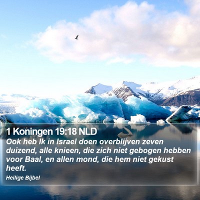 1 Koningen 19:18 NLD Bible Verse Image