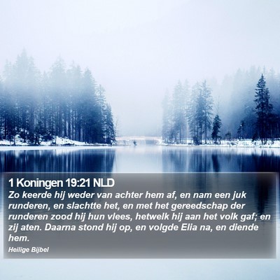 1 Koningen 19:21 NLD Bible Verse Image
