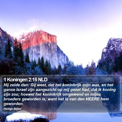 1 Koningen 2:15 NLD Bible Verse Image