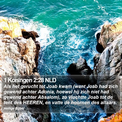 1 Koningen 2:28 NLD Bible Verse Image