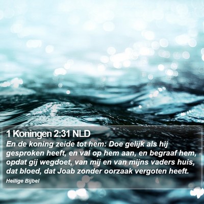 1 Koningen 2:31 NLD Bible Verse Image
