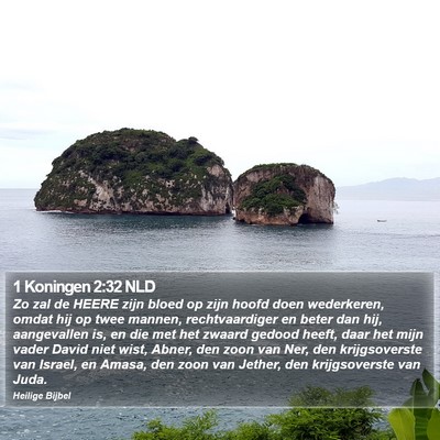 1 Koningen 2:32 NLD Bible Verse Image