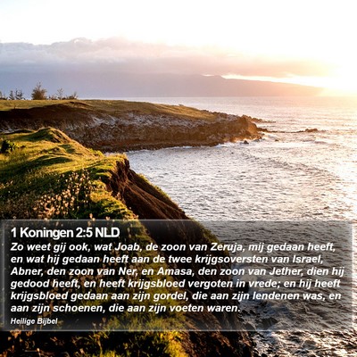 1 Koningen 2:5 NLD Bible Verse Image