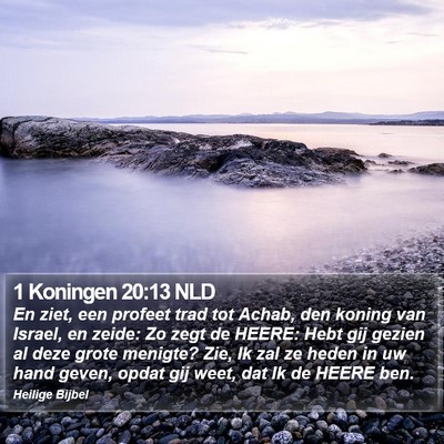 1 Koningen 20:13 NLD Bible Verse Image