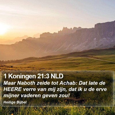 1 Koningen 21:3 NLD Bible Verse Image
