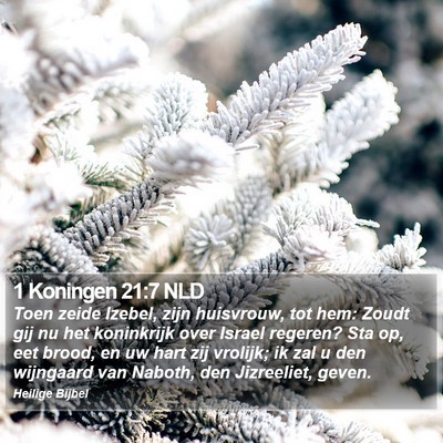 1 Koningen 21:7 NLD Bible Verse Image