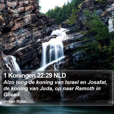 1 Koningen 22:29 NLD Bible Verse Image