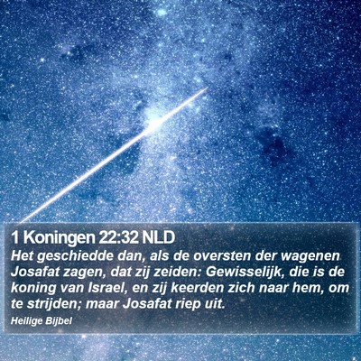 1 Koningen 22:32 NLD Bible Verse Image