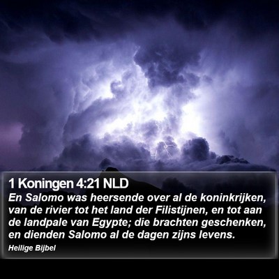 1 Koningen 4:21 NLD Bible Verse Image