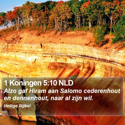 1 Koningen 5:10 NLD Bible Verse Image