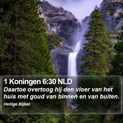 1 Koningen 6:30 NLD Bible Verse Image