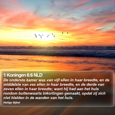 1 Koningen 6:6 NLD Bible Verse Image