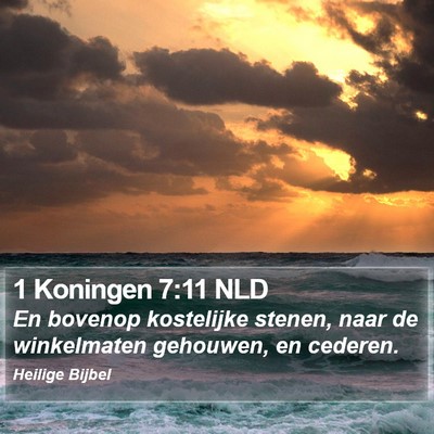 1 Koningen 7:11 NLD Bible Verse Image