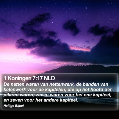 1 Koningen 7:17 NLD Bible Verse Image