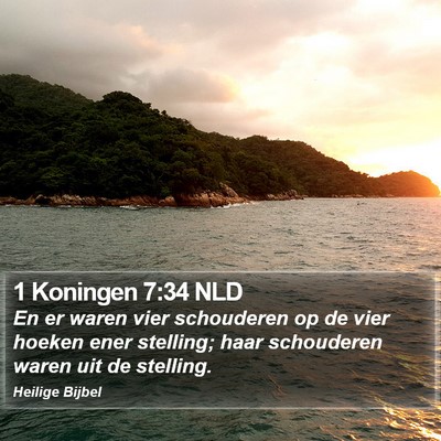 1 Koningen 7:34 NLD Bible Verse Image