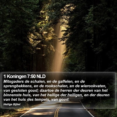 1 Koningen 7:50 NLD Bible Verse Image